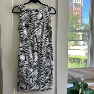 Kate Spade Saturday Geometric Print Dress